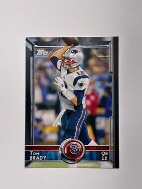 Topps Blue, White, Red Football Trading Card
